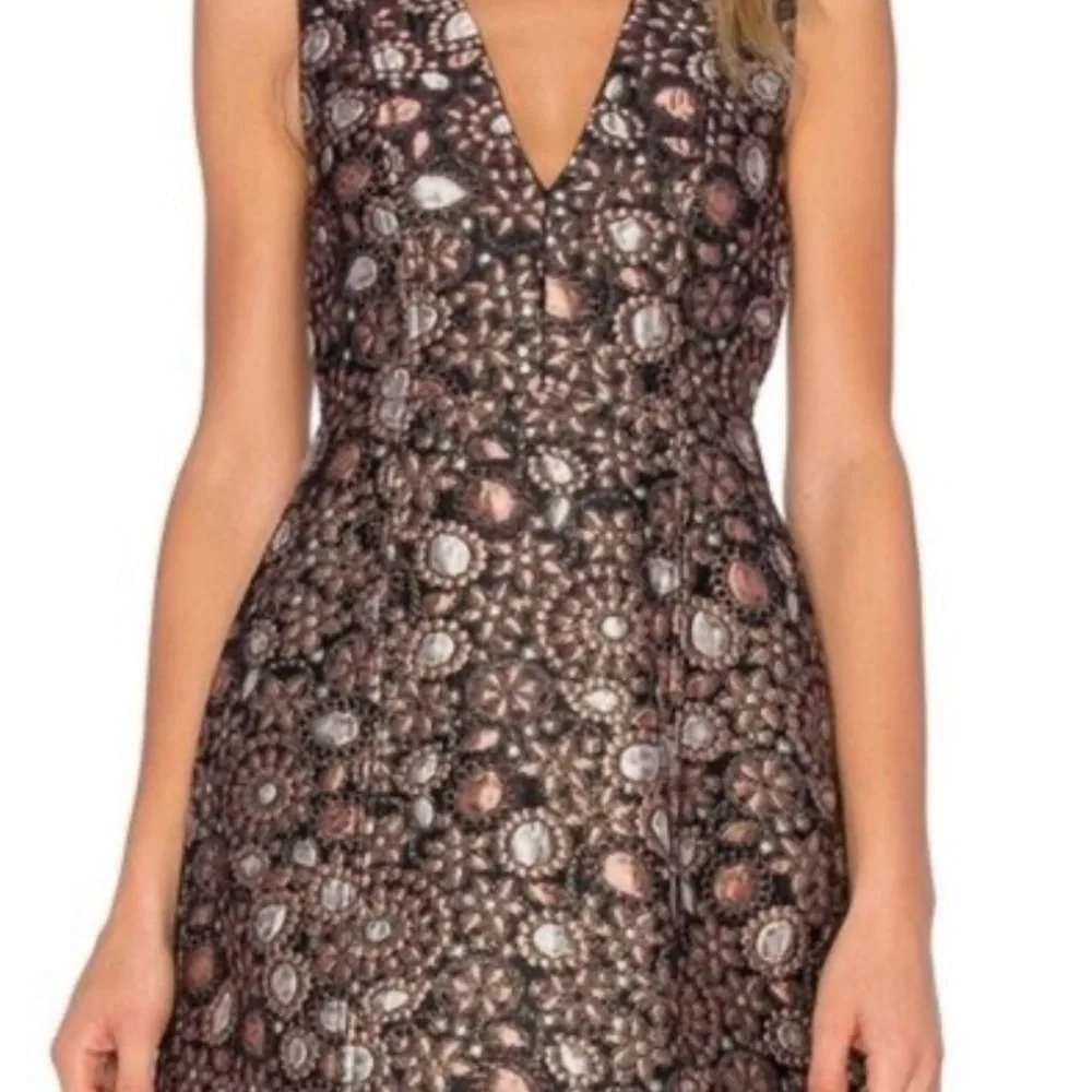 Alice + Olivia Pacey Brocade Dress_3